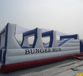 T7-159 Inflatable Bungee Run challenge sport game