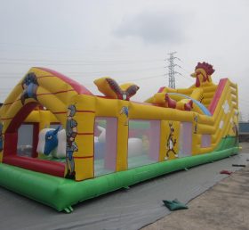 T7-122 Turkey And Eagle Inflatable Obsta...