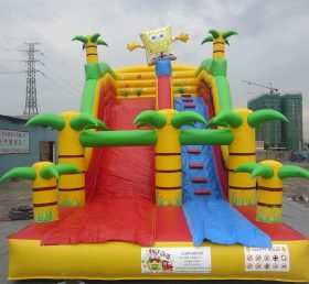 T8-1252 SpongeBob Inflatable Slide