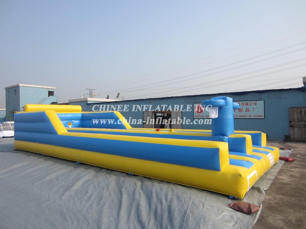 T11-341 Inflatable Bungee Run challenge funny sport game