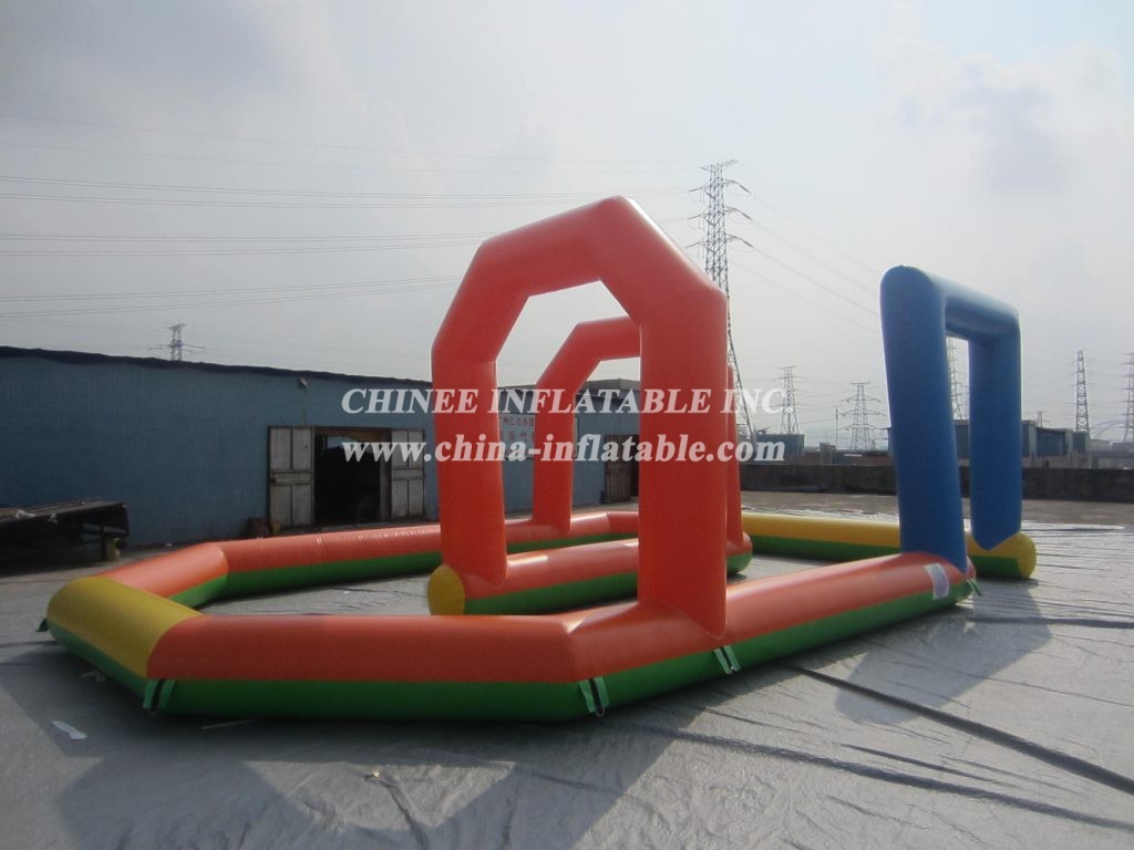 T11-897 Inflatable Race Track sport game