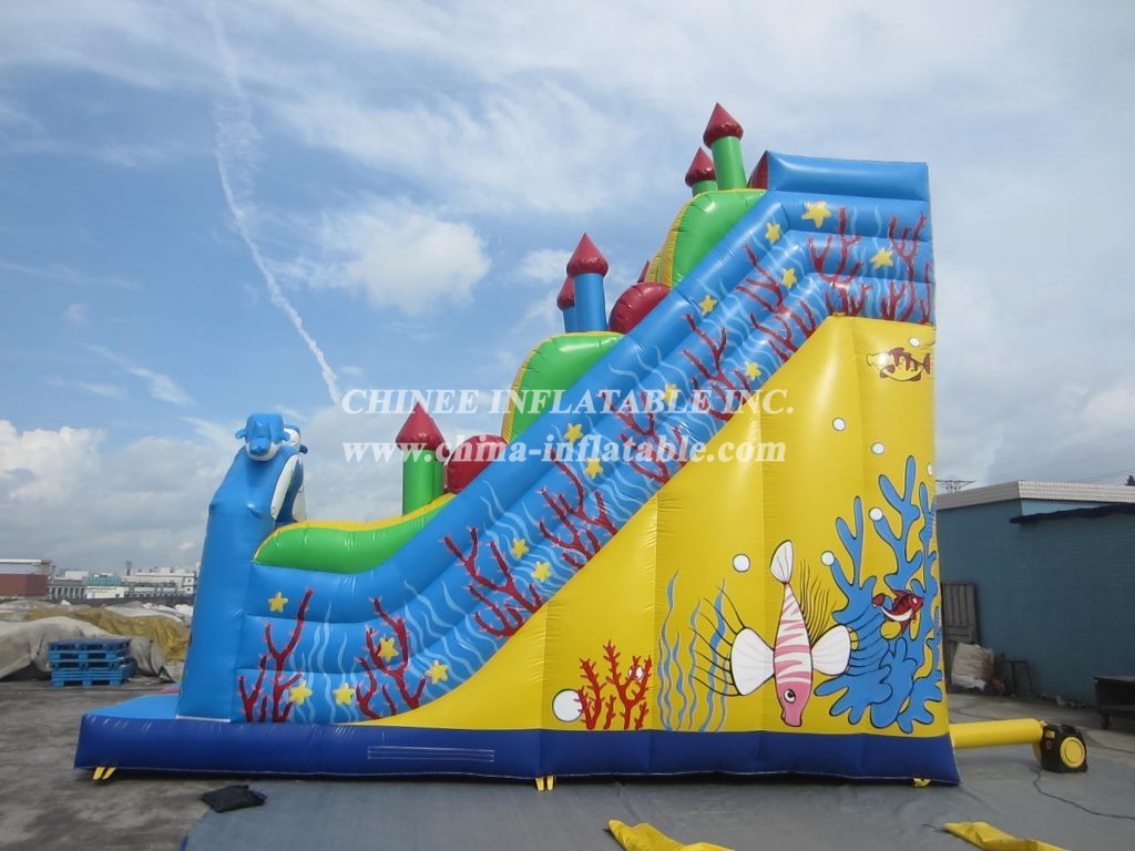 T8-1418 The Ocean Inflatable Slide