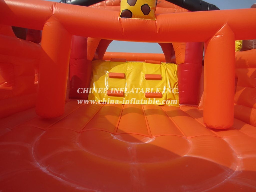 T2-414 jungle theme inflatable bouncer