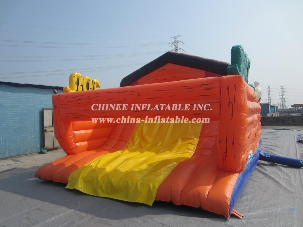 T2-414 jungle theme inflatable bouncer