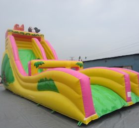 T8-275 Jungle Themed Inflatable Dry Slid...