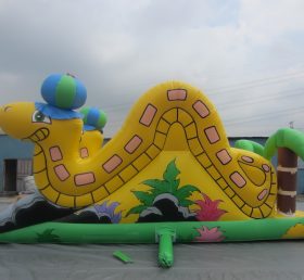 T8-366 Yellow Snake Inflatable Slide