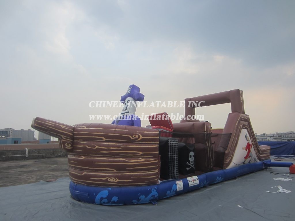 T7-286 Pirates Inflatable Obstacles Courses