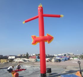 D2-36 Air Dancer inflatable red tube man for advertising