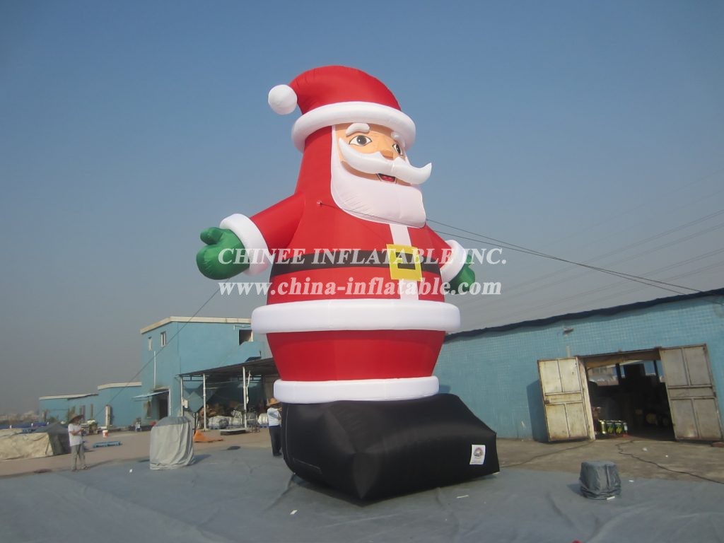 C1-116 8m height outdoor giant inflatable Christmas Santa Claus decoration