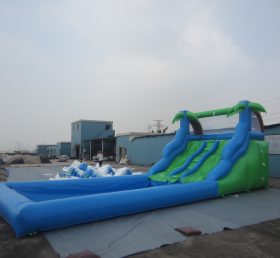 T8-572 Jungle Themed Water Slide Giant Inflatable Water Slide