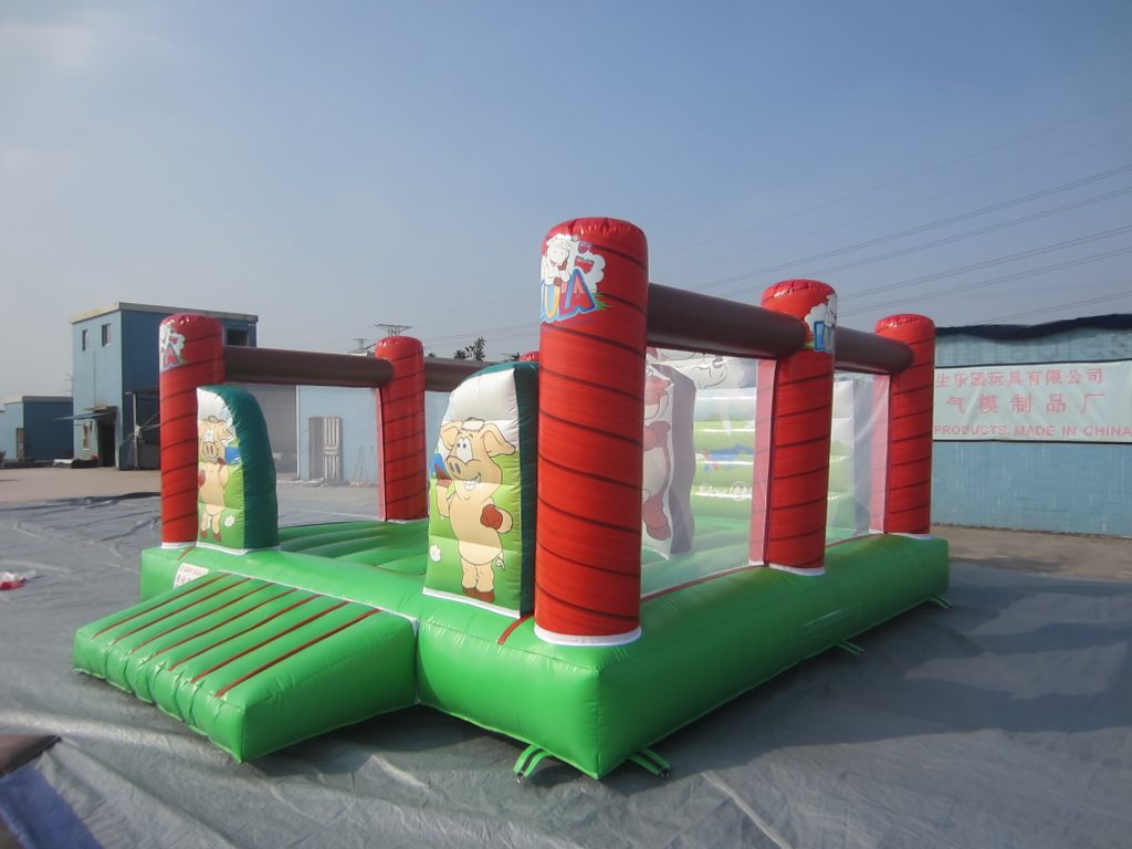 T2-3269 inflatable bouncer happy farm