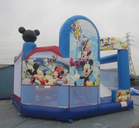 T2-528 Disney Mickey & Minnie Bouncy Castle With Slide