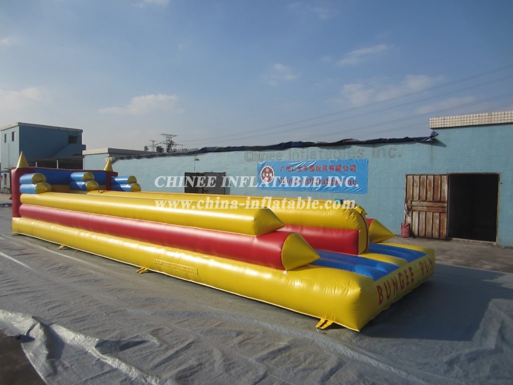 T11-649 Inflatable Bungee Run sport game