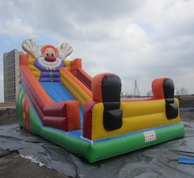 T8-203 Clown Inflatable Slides Giant Outdoor Slide