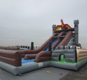 T8-390 Dinosaur Giant slide Kids bouncy Inflatable Slide