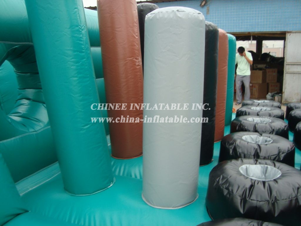 T7-403 Military Style Inflatable Obstacles Courses