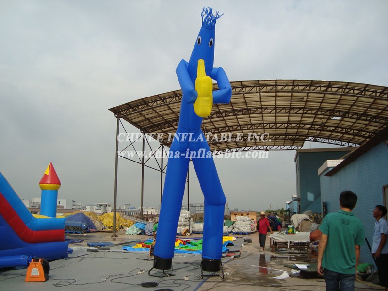 D2-114 double leg infatable sky Air Dancer tube man for outdoor activity