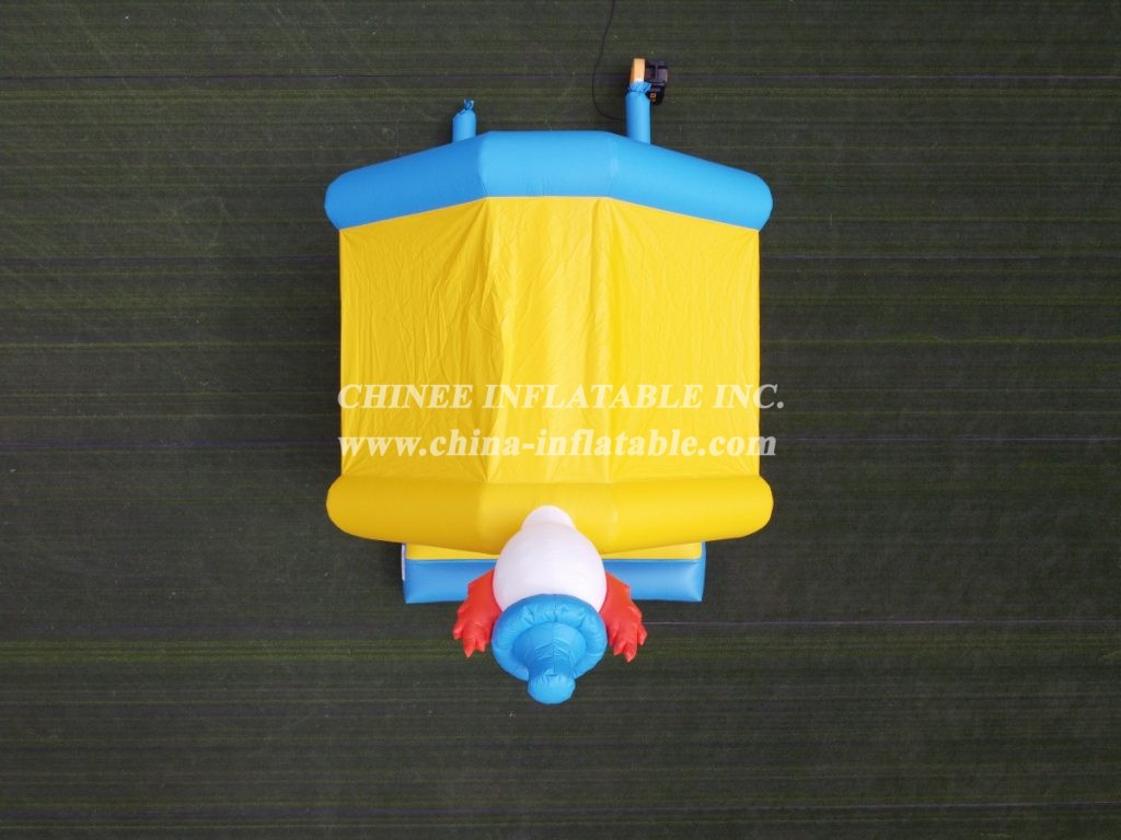 T2-2835 Inflatable bouncers clown theme jumping house for kids