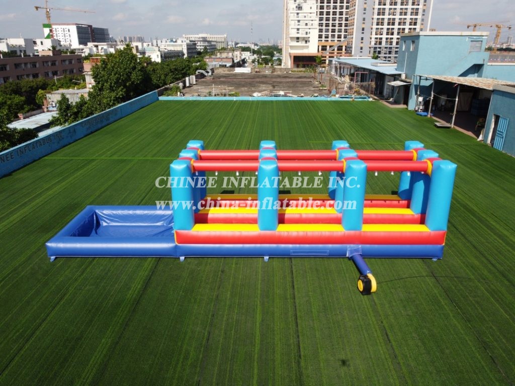T8-546 Outdoor 12m slip and slide inflatable water game for kids event