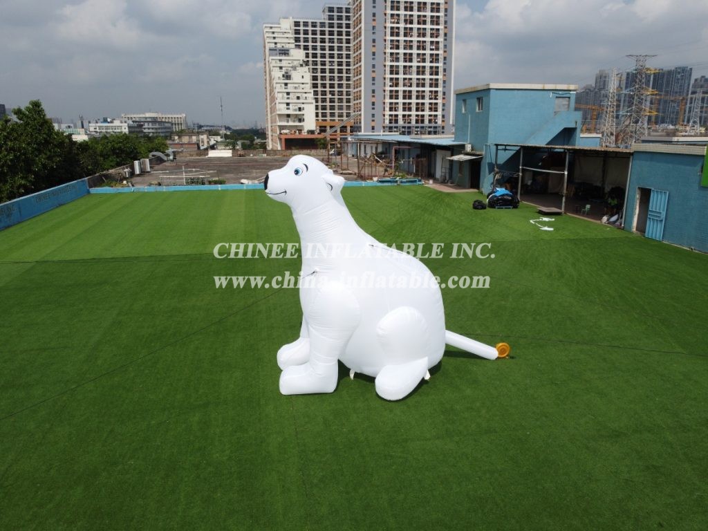 Cartoon1-743 Polar Bear Inflatable Cartoons
