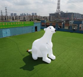 Cartoon1-743 Polar Bear Inflatable Cartoons