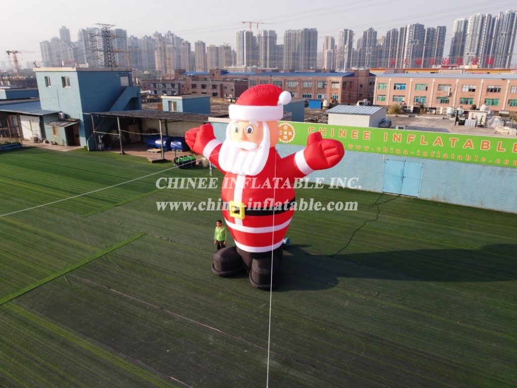 C1-127 Outdoor 6mH Inflatable Santa For Chrismas Decoration