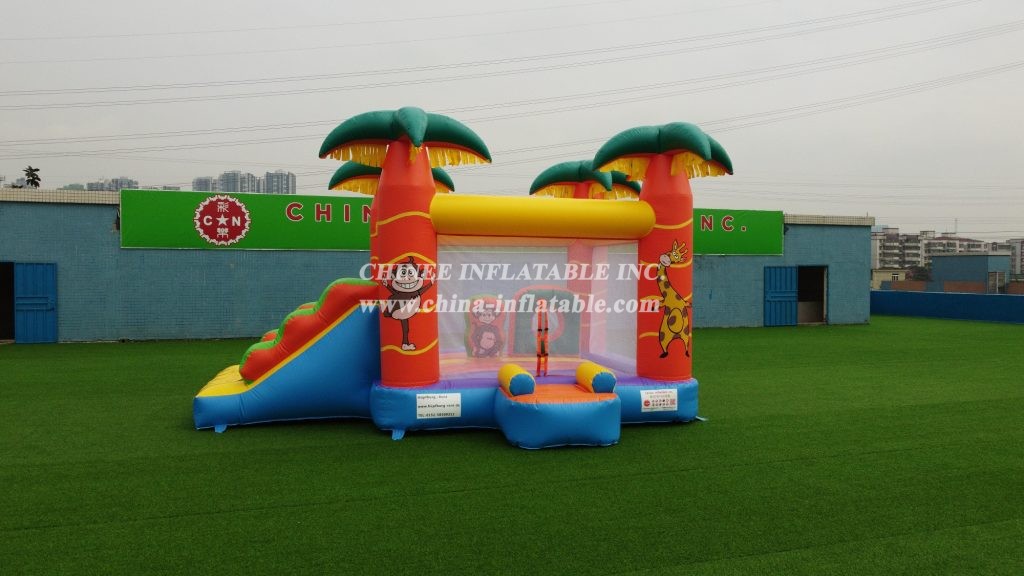 T2-3084 Inflatable tropics castle
