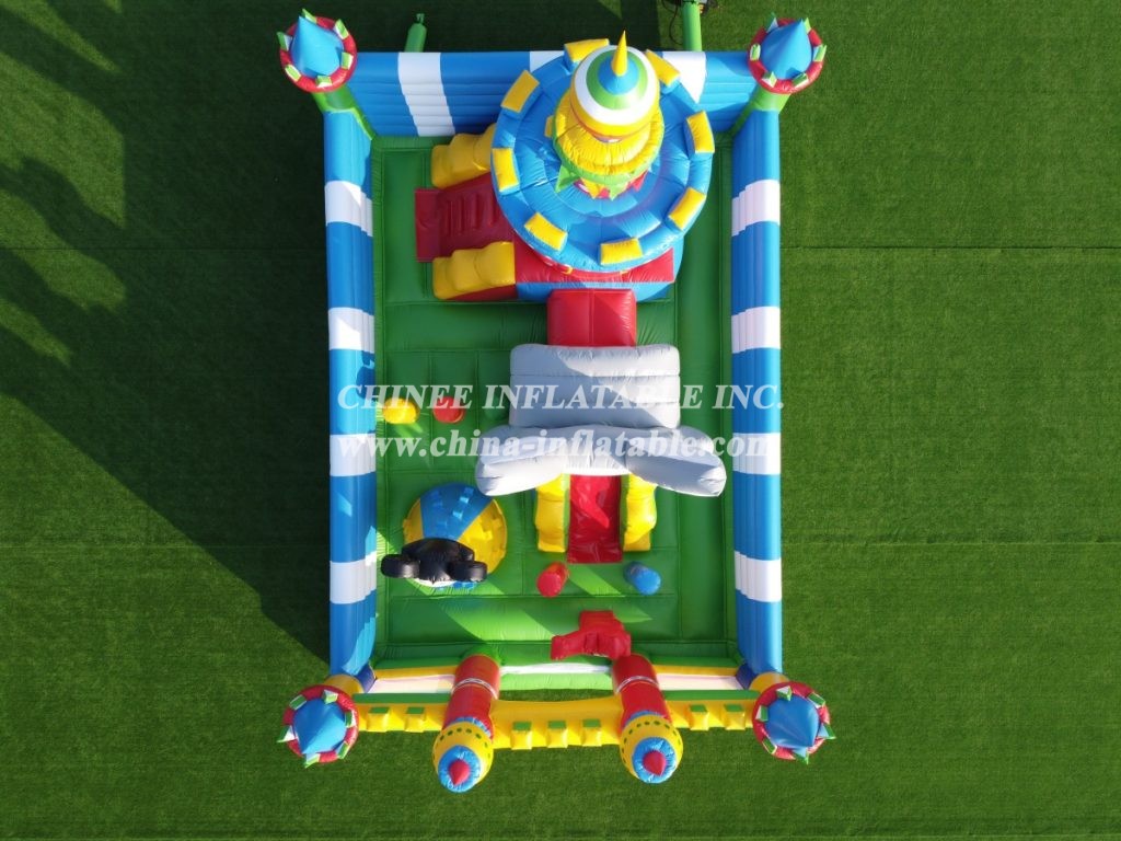T6-410 Disney themed inflatable castle party bounce house