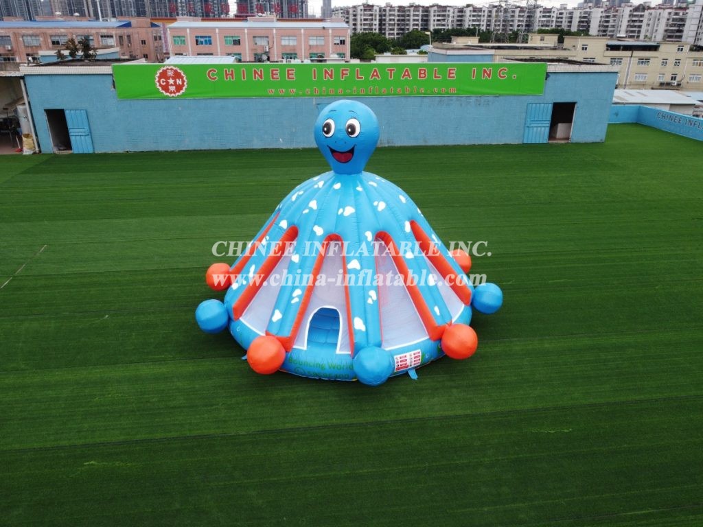 T2-2471 Octopus inflatable bounce house jumping castle kids playground