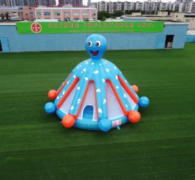 T2-2471 Octopus inflatable bounce house jumping castle kids playground