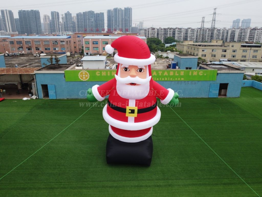 C1-116 8m height outdoor giant inflatable Christmas Santa Claus decoration