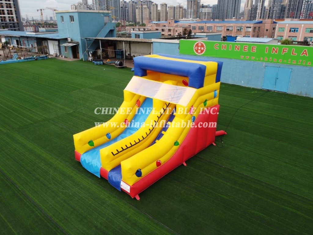 T8-678 Outdoor kids inflatable slide dry slide for party event pool slide