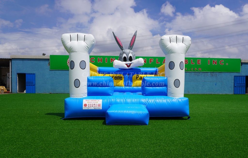 T4-27 Rabbit theme inflatable bouncer