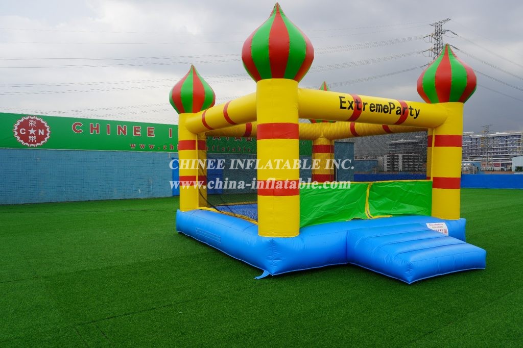 T2-165 4 sides meshes inflatable Castle