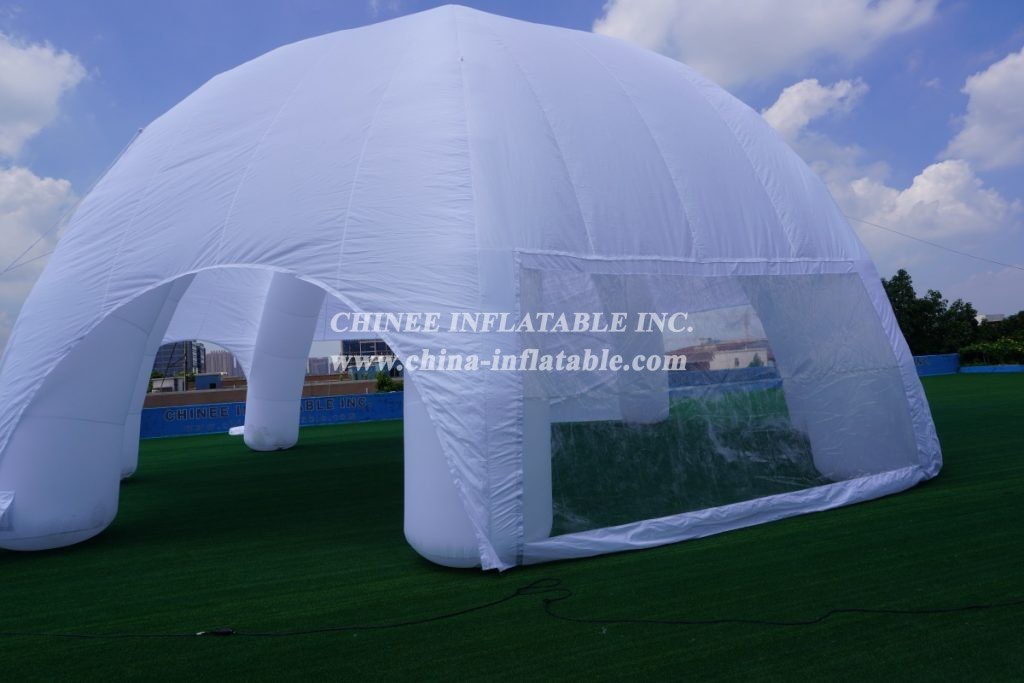 Tent1-403 Customized commercial lawn marquee white inflatable spider tent