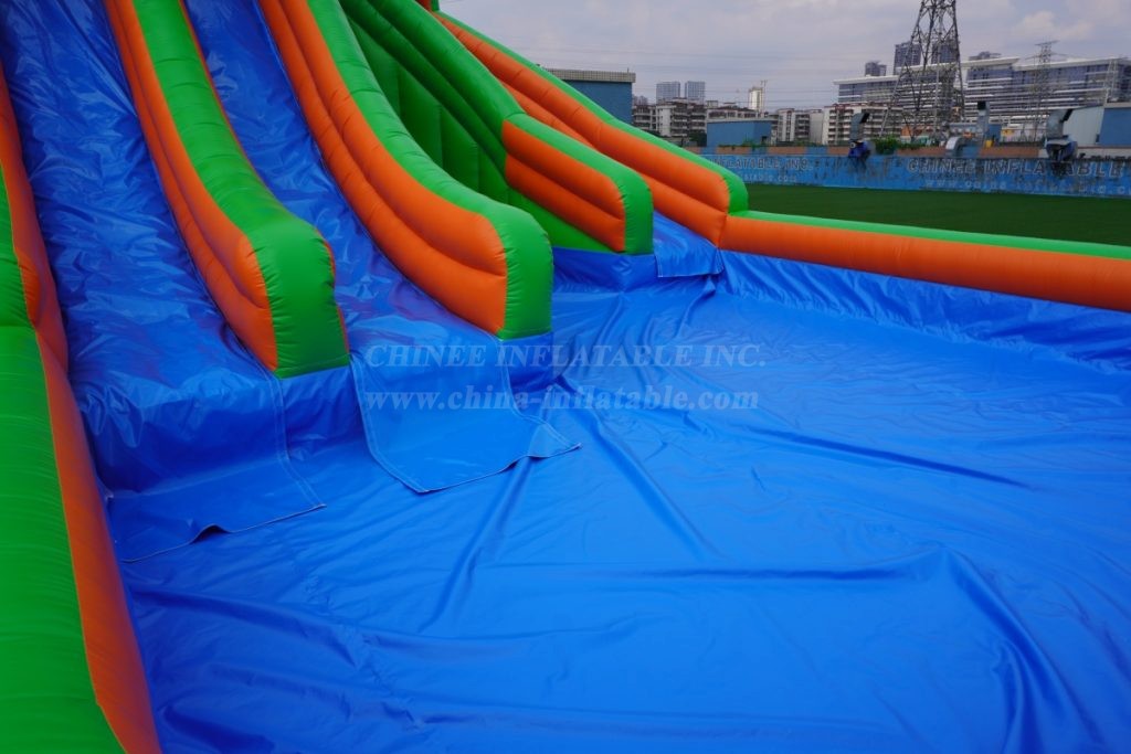 T8-1423 Large Three-Slide Inflatable Water Slide
