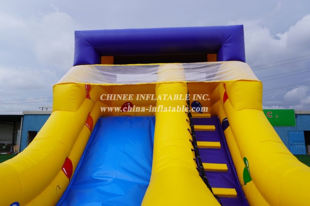 T8-678 Outdoor kids inflatable slide dry slide for party event pool slide