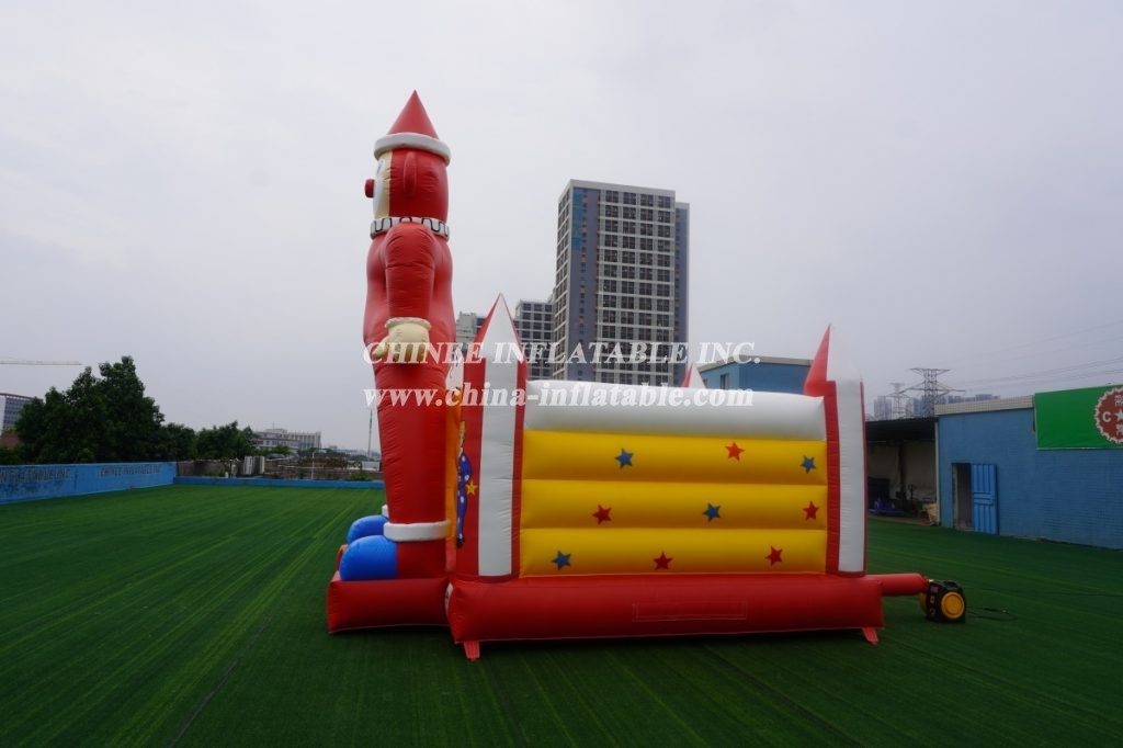 T2-379 Clown theme outdoor bouncy castle for kids party event