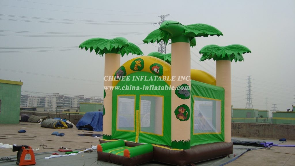 T2-2461 jungle theme Inflatable Bouncers