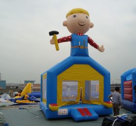 T2-1822 Bob The Builder Inflatable Bounc...