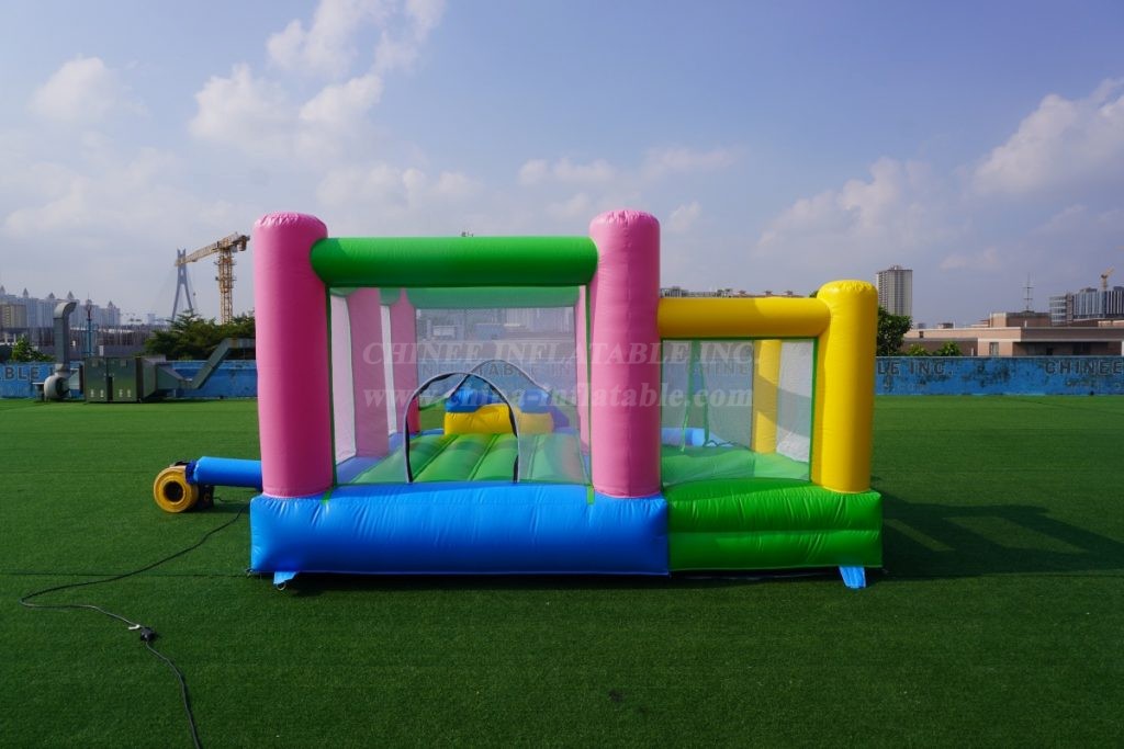 T2-2636 3-in-1 inflatable Combos Party Bouncer With Slide & Pool