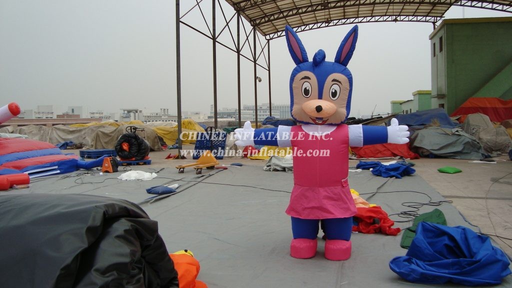 M1-281 Rabbit inflatable moving cartoon