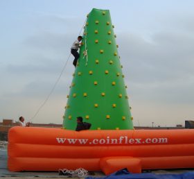 T11-911 Outdoor inflatable sport game inflatable rock climbing wall