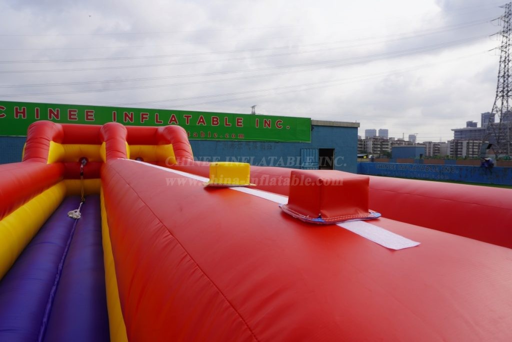 T3-5 Inflatable Bungee Run Challenge Sport Game