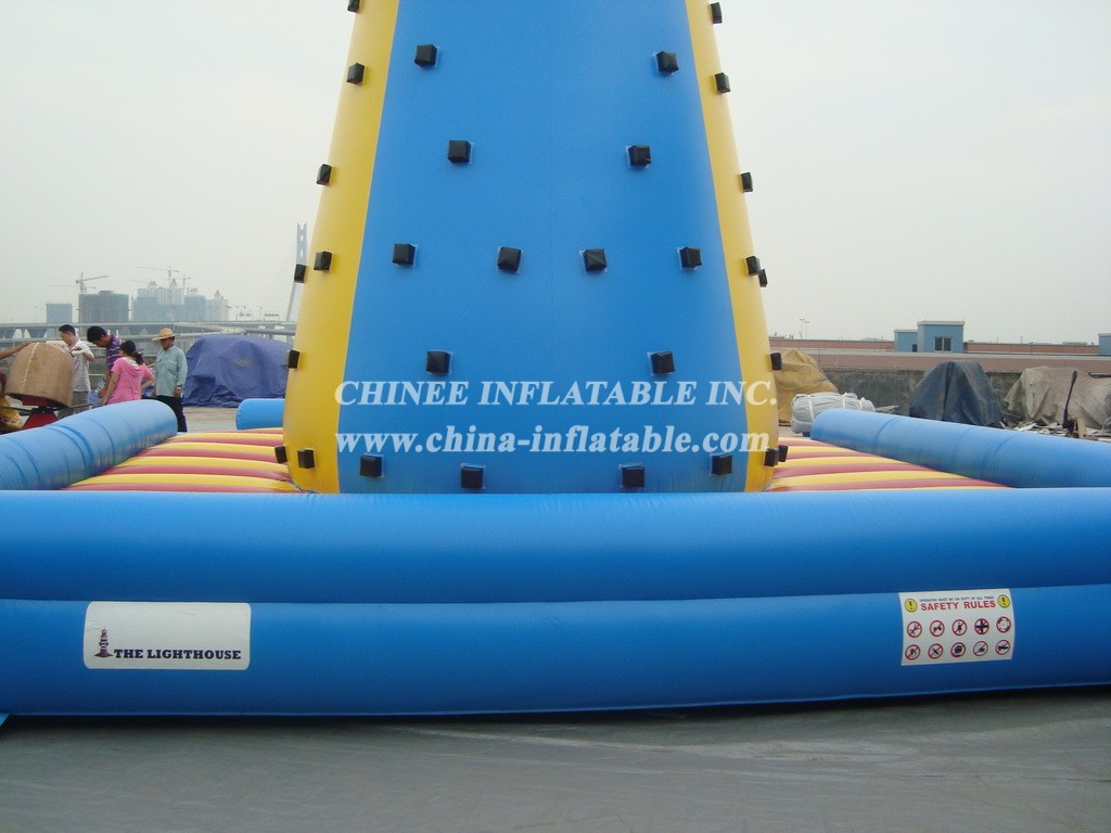 T11-559 Outdoor inflatable sport game inflatable rock climbing wall