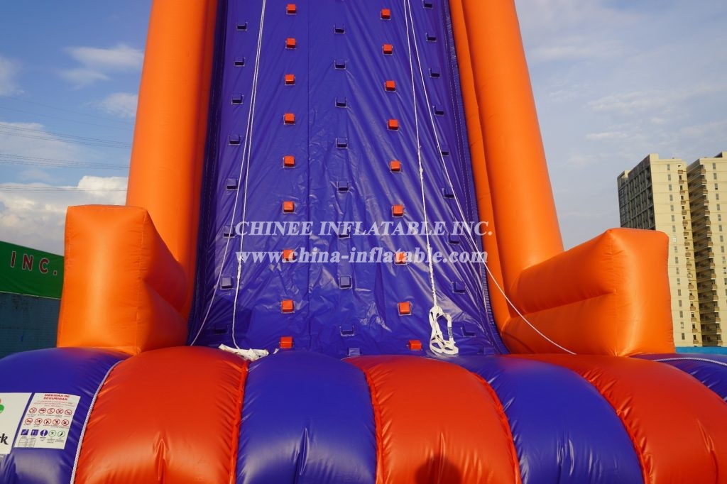 T11-1176 Inflatable rock climbing wall