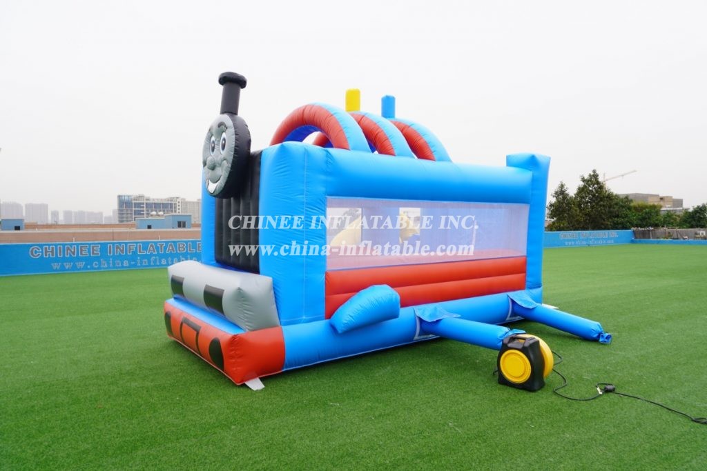 T2-2865 Inflatable Thomas Train Jumping Bouncy Castle Air Bounce House Bouner Thomas The Train