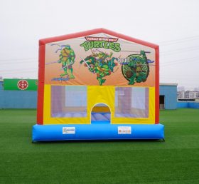 T2-2781 inflatable commercial party fun for kids bouncy castle Teenage Mutant Ninja Turtles theme combo