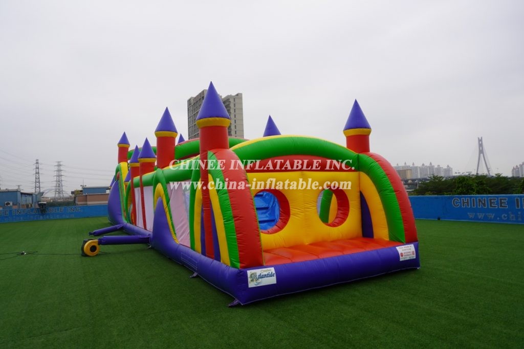 T7-236 Commercial inflatable obstacle game course outdoor inflatable obstacle
