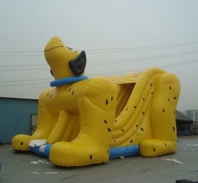 T8-539 Yellow Dog Inflatable Slide for Kids